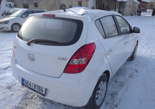 Hyundai i20 cena 8000 przebieg: 58770, rok produkcji 2011 z Mońki małe 92